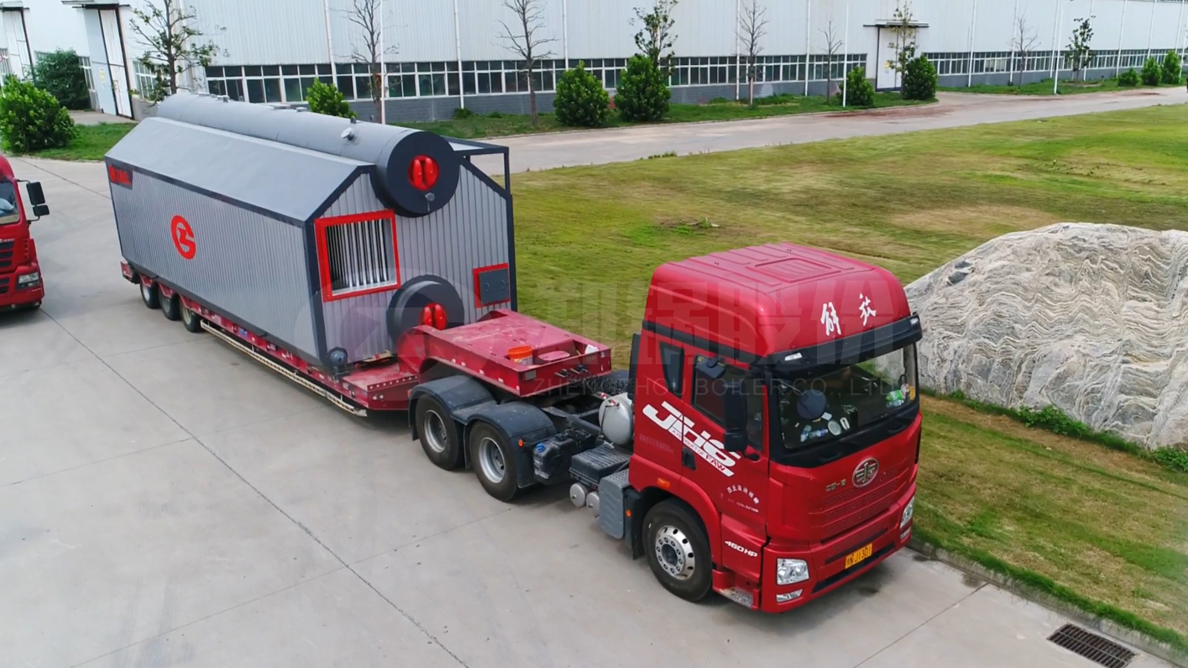 壹定发SZL链条炉排锅炉发货