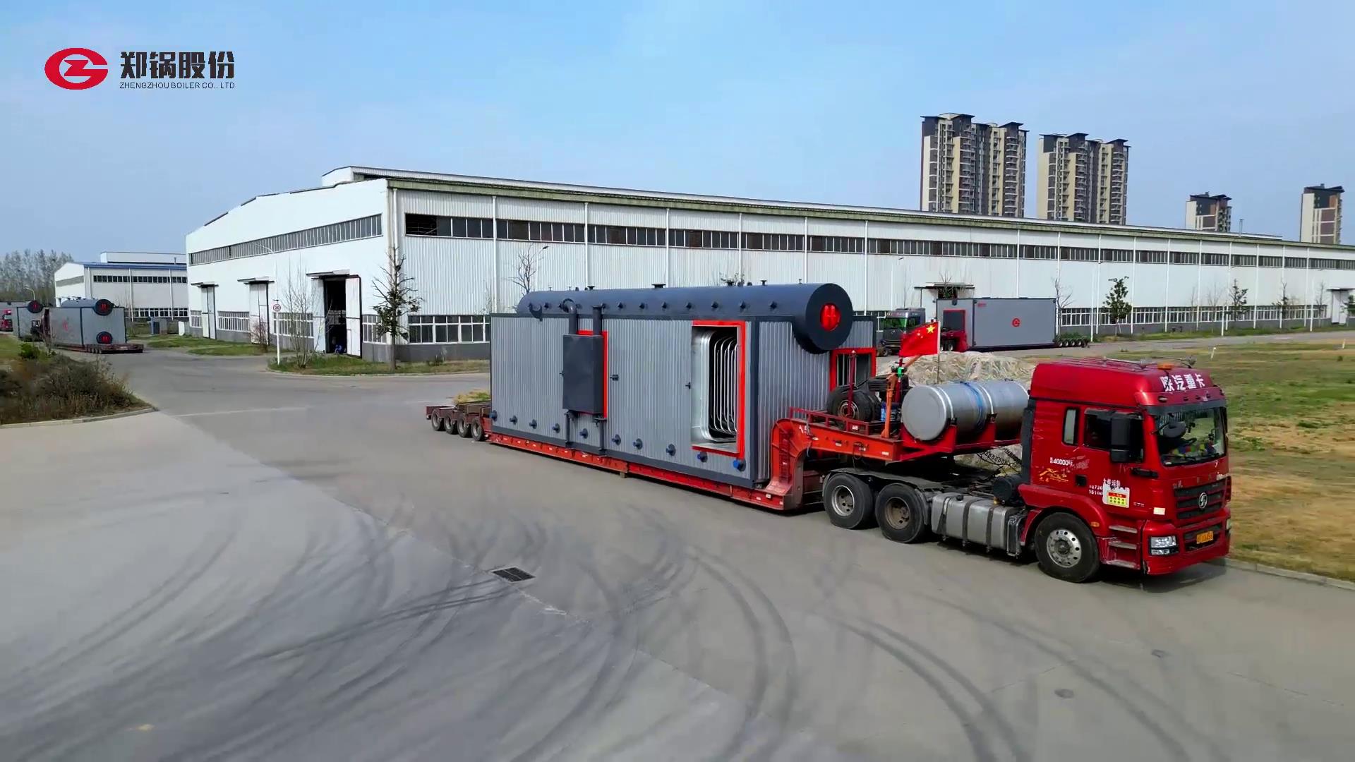 壹定发55吨燃气锅炉发货