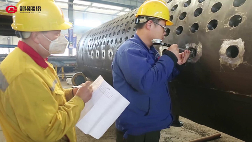 做好质量把关，，，，，汽包胀接孔质检