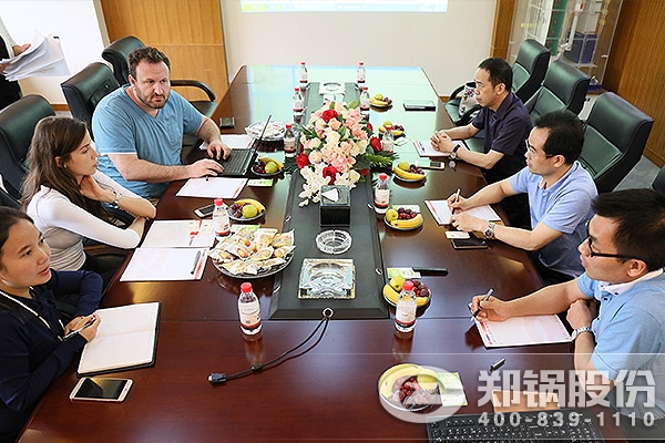 美国客户考察壹定发股份