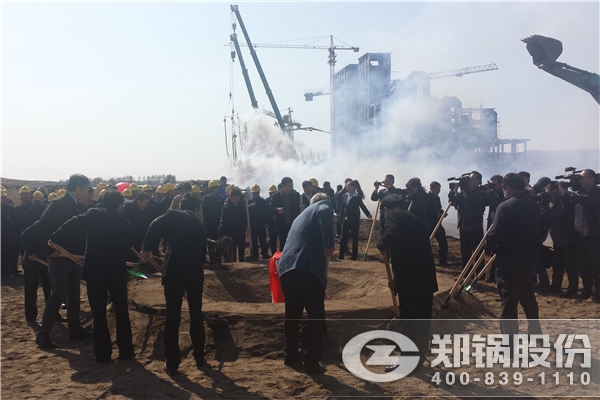  壹定发股份240吨循环流化床电站锅炉项目启动