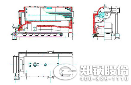 DZL链条炉排锅炉 - 壹定发